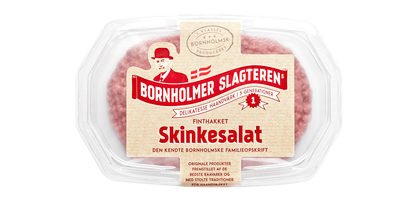 Finthakket skinkesalat fra Bornholmerslagteren
